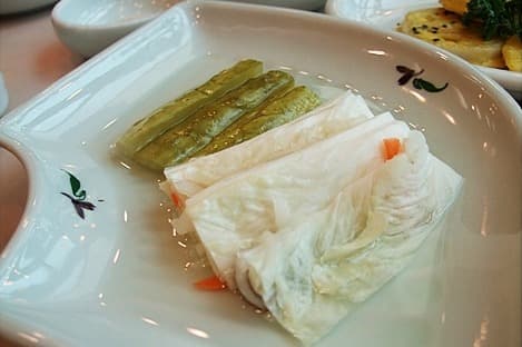 백김치 예시 사진