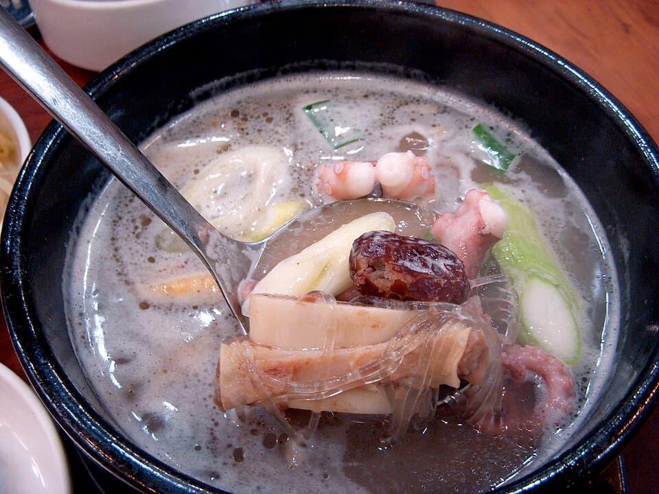 낙지연포탕 예시 사진